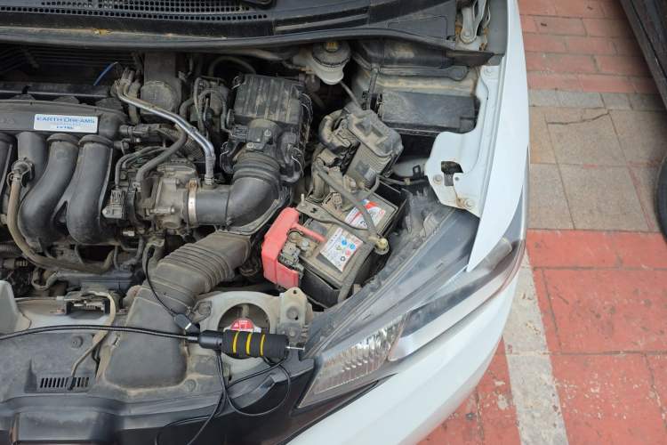 Used Honda Fit 2014 1.5L LX CVT Comfort Model Engine Bay Left