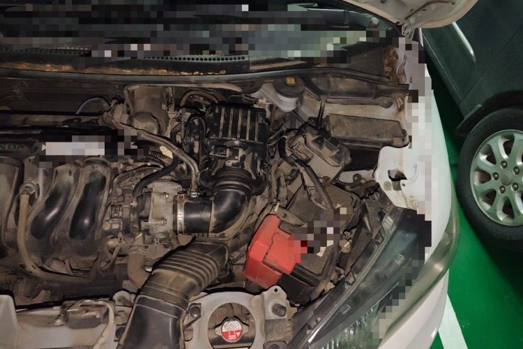 Used Honda Fit 2014 1.5L LX CVT Comfort Model Engine Bay Left