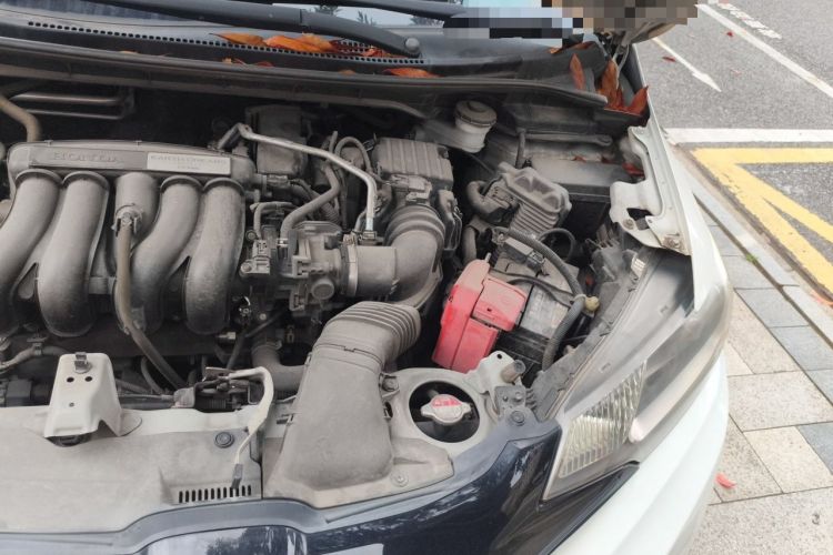 Used Honda Fit 2014 1.5L LX CVT Comfort Model Engine Bay Left