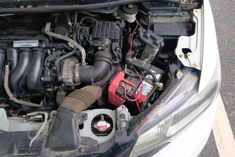 Used Honda Fit 2014 1.5L LX CVT Comfort Model Engine Bay Left