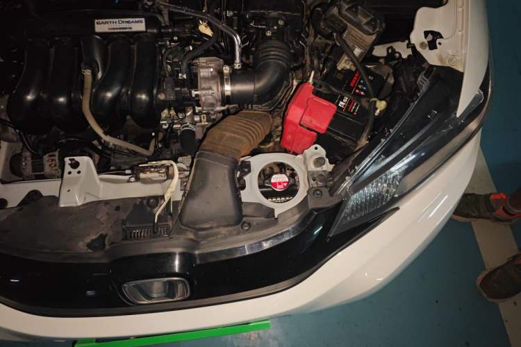 Used Honda Fit 2014 1.5L LX CVT Comfort Model Engine Bay Left