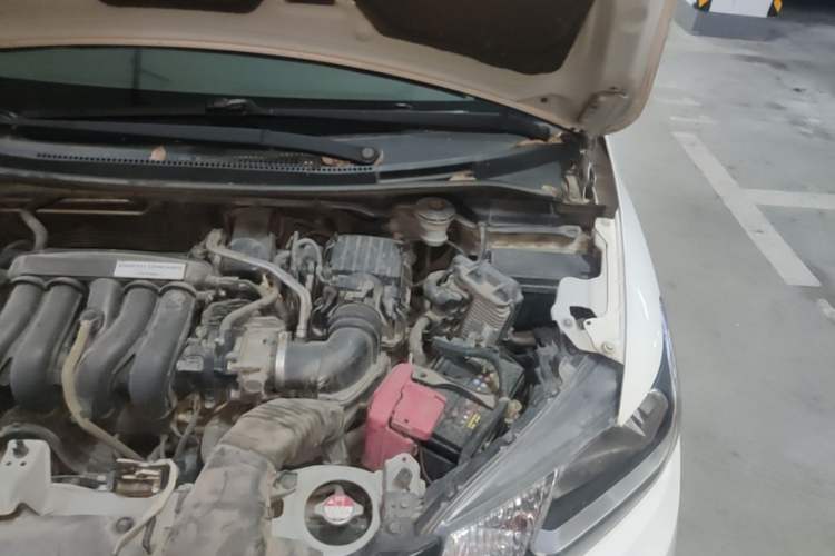 Used Honda Fit 2014 1.5L LX CVT Comfort Model Engine Bay Left