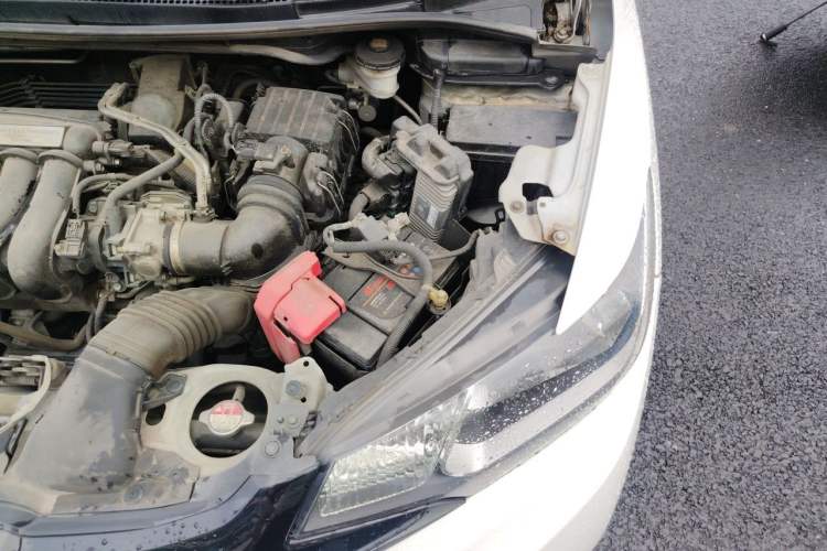Used Honda Fit 2014 1.5L LX CVT Comfort Model Engine Bay Left