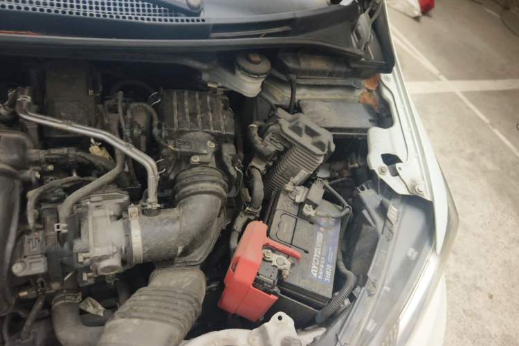 Used Honda Fit 2014 1.5L LX CVT Comfort Model Engine Bay Left
