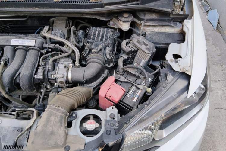 Used Honda Fit 2014 1.5L LX CVT Comfort Model Engine Bay Left
