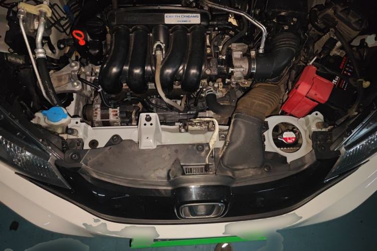 Used Honda Fit 2014 1.5L LX CVT Comfort Model Engine Bay