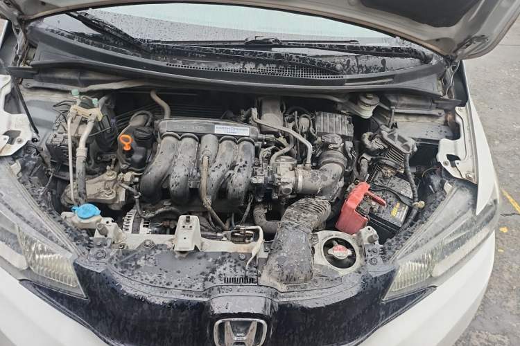 Used Honda Fit 2014 1.5L LX CVT Comfort Model Engine Bay