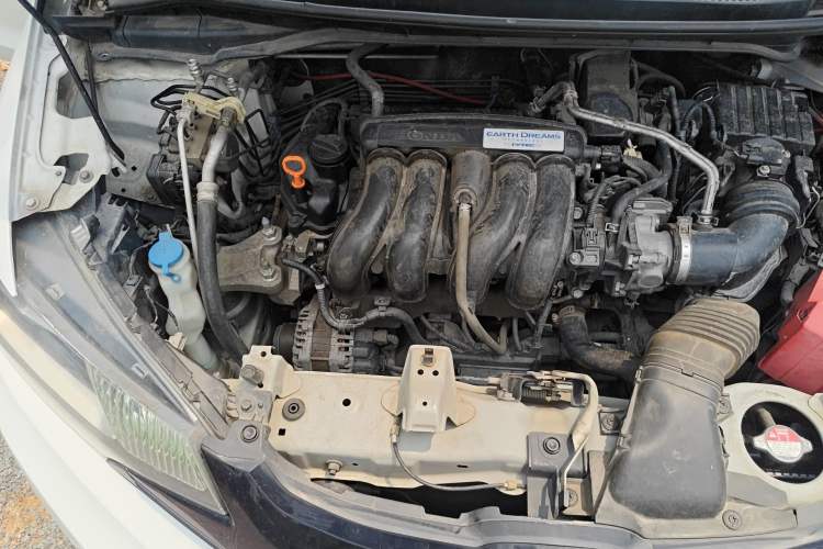 Used Honda Fit 2014 1.5L LX CVT Comfort Model Engine Bay Right