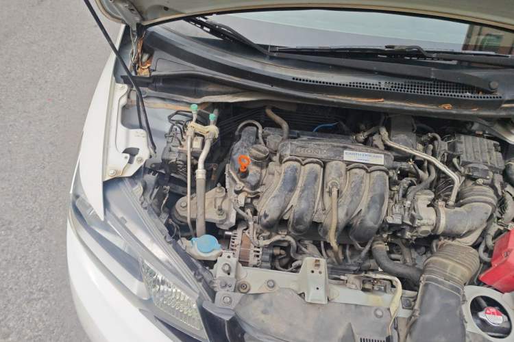 Used Honda Fit 2014 1.5L LX CVT Comfort Model Engine Bay Right