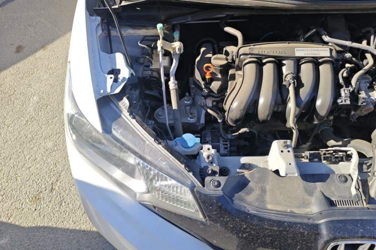 Used Honda Fit 2014 1.5L LX CVT Comfort Model Engine Bay Right