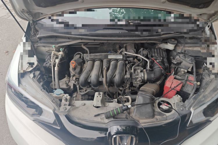 Used Honda Fit 2014 1.5L LX CVT Comfort Model Engine Bay