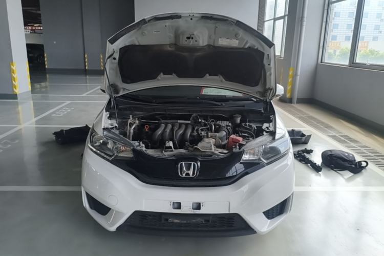 Used Honda Fit 2014 1.5L LX CVT Comfort Model Engine Bay
