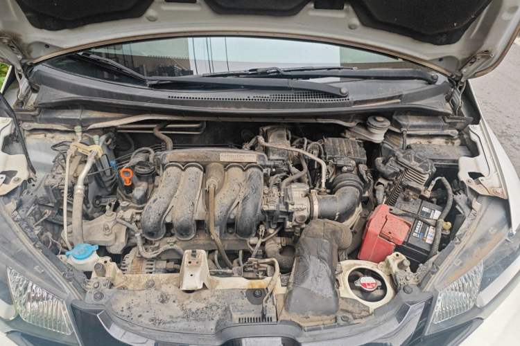 Used Honda Fit 2014 1.5L LX CVT Comfort Model Engine Bay