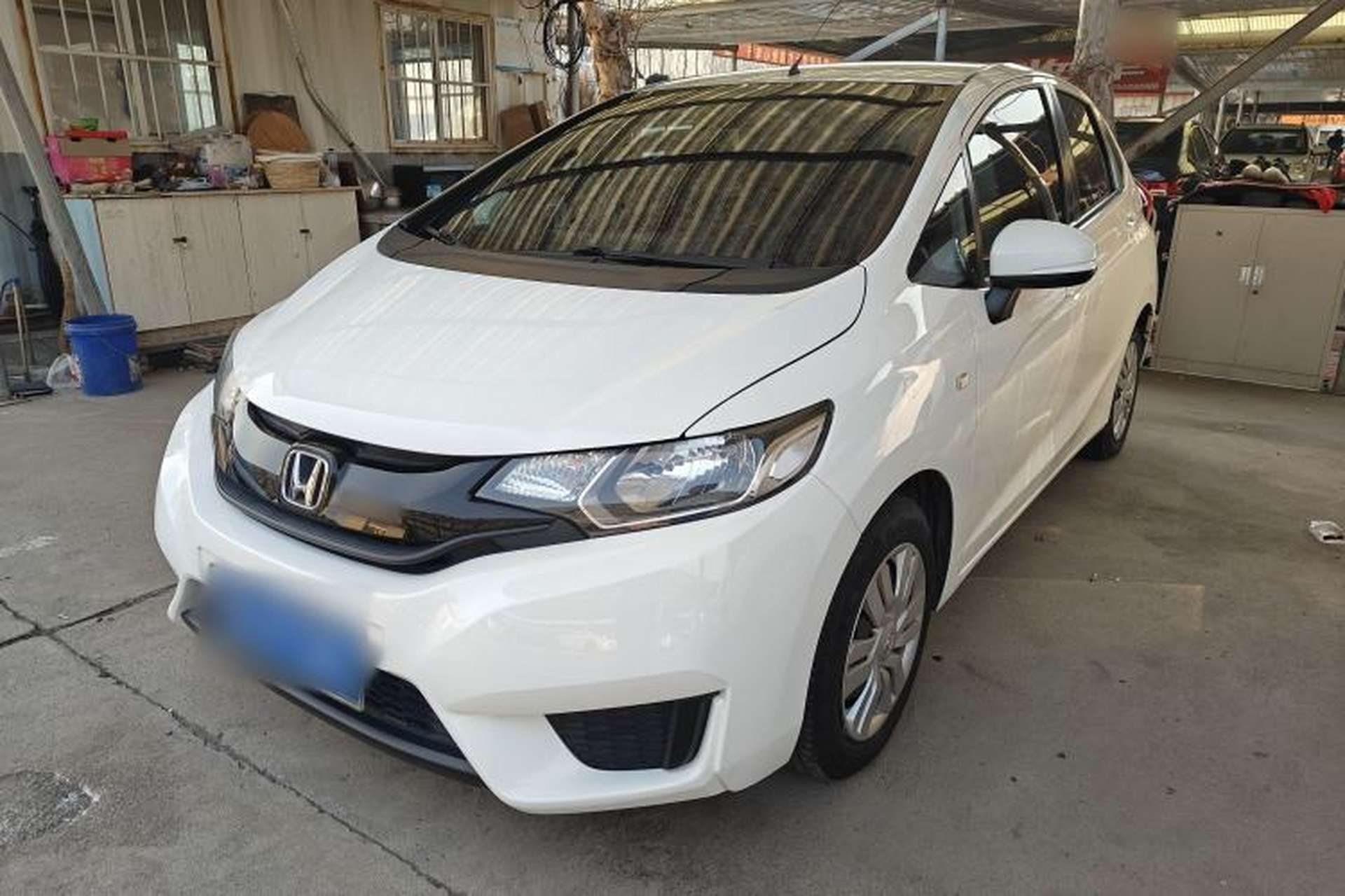Used Honda Fit 2014 1.5L LX CVT Comfort Model Front Left 45 Deg
