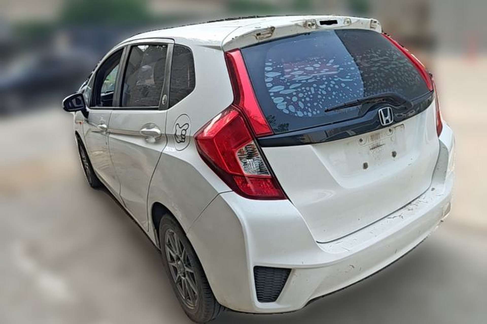 Used Honda Fit 2014 1.5L LX Manual Comfort Model Rear Left 45 Deg