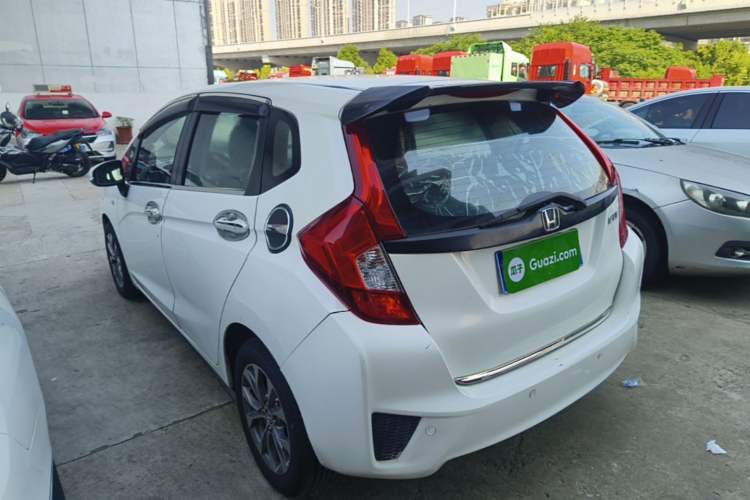 Used Honda Fit 2014 1.5L LX CVT Comfort Model Rear Left 45 Deg