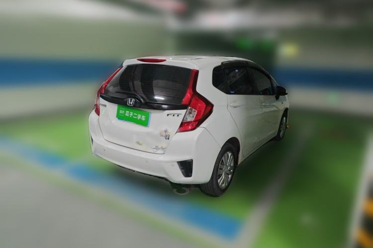 Used Honda Fit 2014 1.5L LX CVT Comfort Model Rear Right 45 Deg