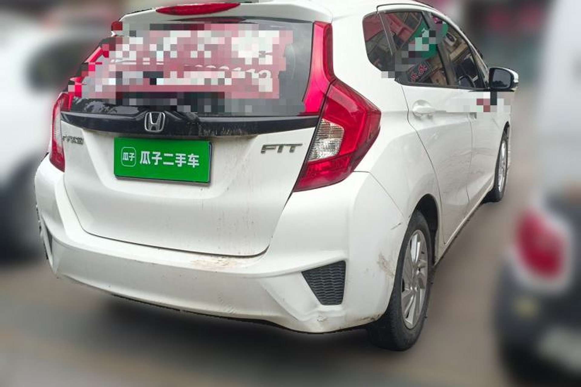 Used Honda Fit 2014 1.5L LX Manual Comfort Model Rear Right 45 Deg