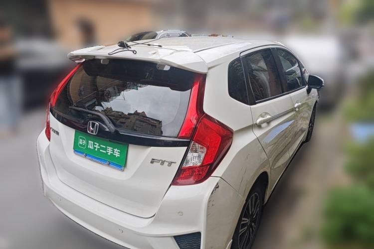 Used Honda Fit 2014 1.5L LX CVT Comfort Model Rear Right 45 Deg
