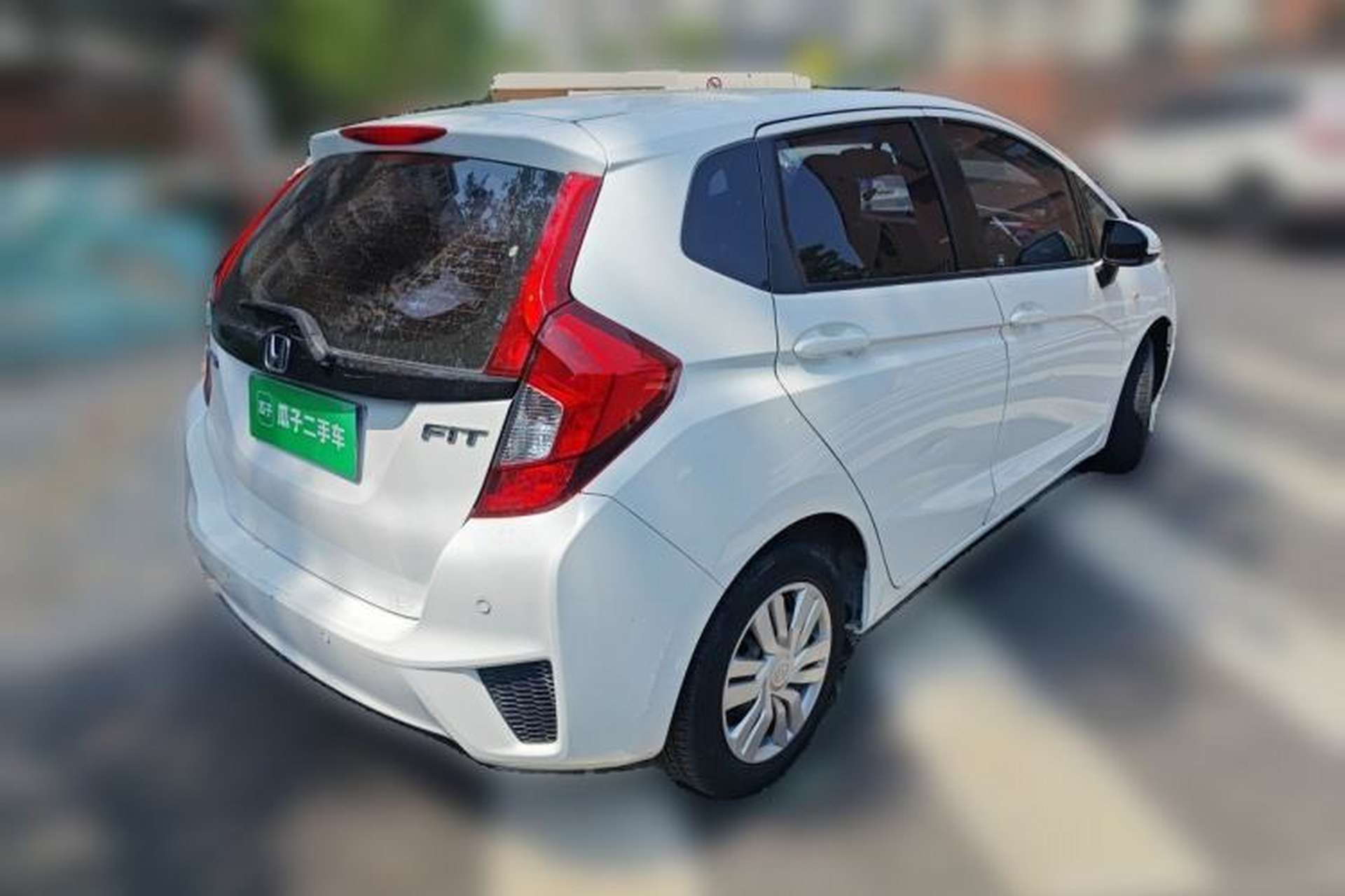 Used Honda Fit 2014 1.5L LX CVT Comfort Model Rear Right 45 Deg