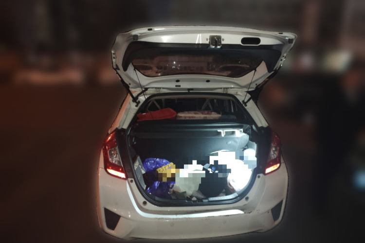 Used Honda Fit 2014 1.5L LX CVT Comfort Model Trunk