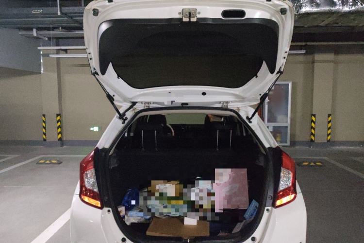 Used Honda Fit 2014 1.5L LX CVT Comfort Model Trunk