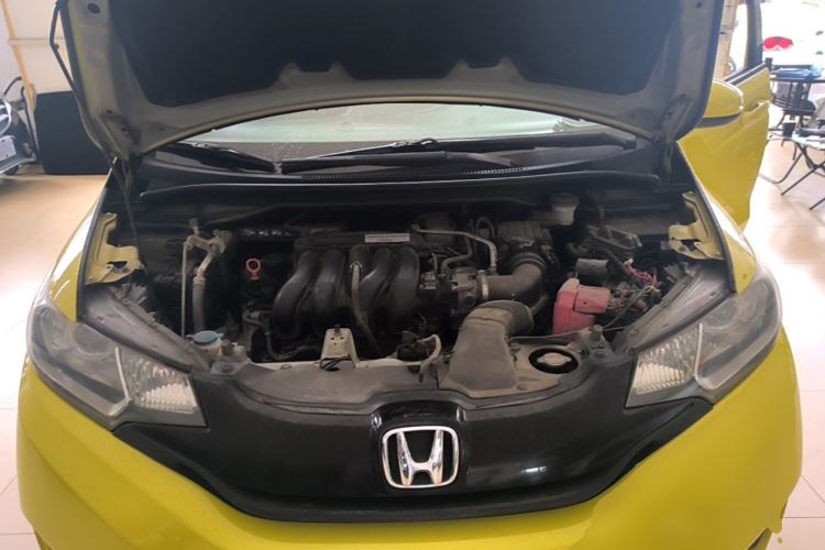 Used Honda Fit 2014 1.5L LX CVT Comfort Model Engine Bay