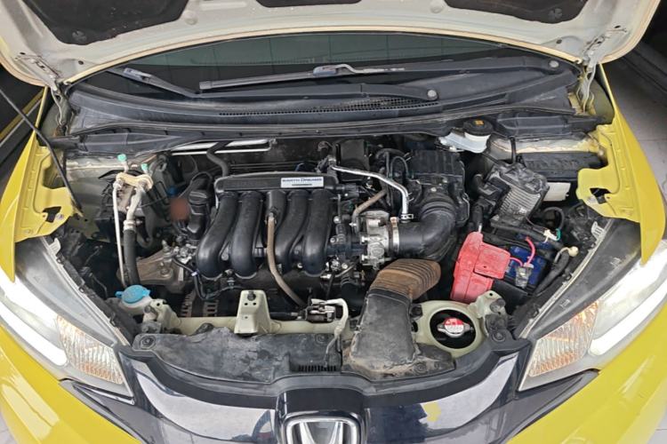 Used Honda Fit 2014 1.5L LX CVT Comfort Model Engine Bay