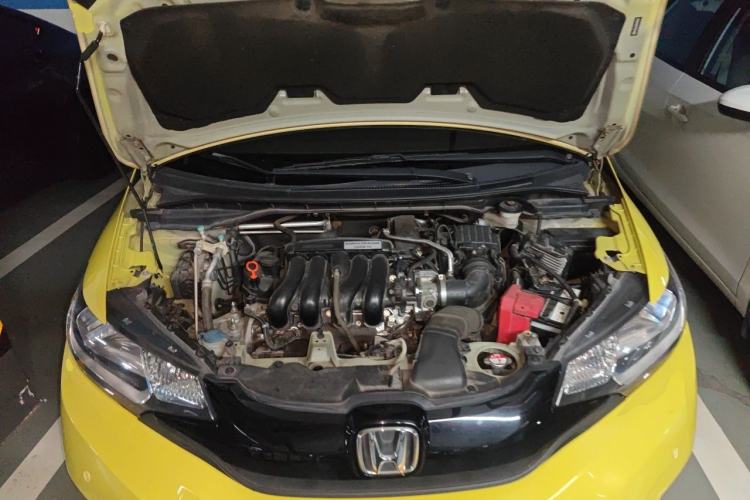 Used Honda Fit 2014 1.5L LX CVT Comfort Model Engine Bay