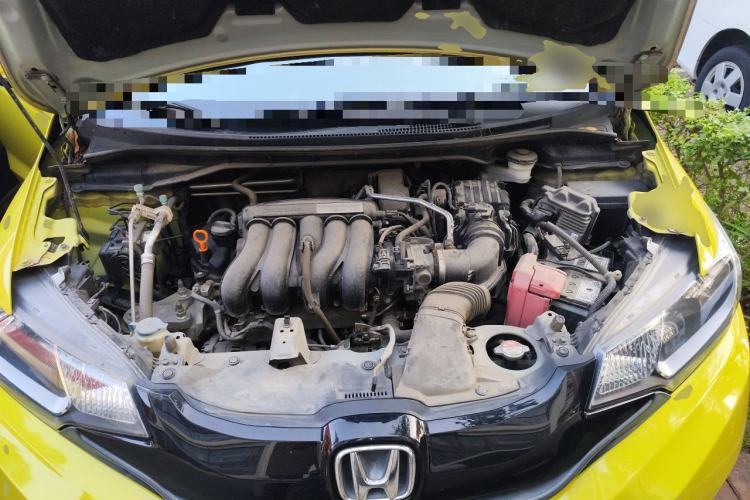 Used Honda Fit 2014 1.5L LX CVT Comfort Model Engine Bay