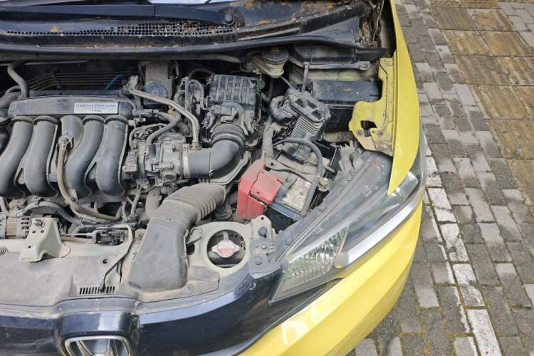 Used Honda Fit 2014 1.5L LX CVT Comfort Model Engine Bay Left