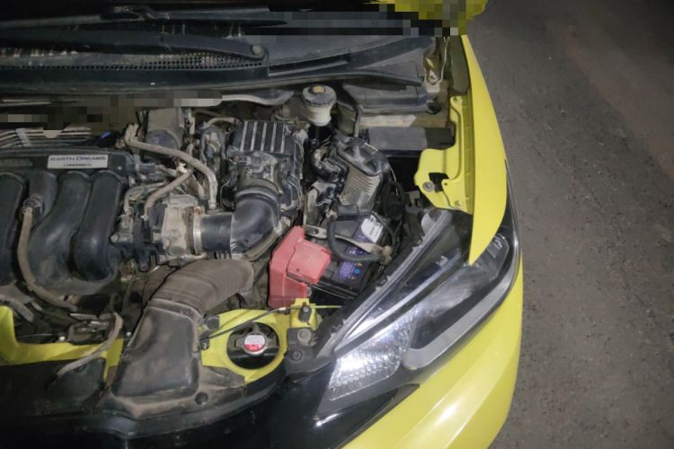 Used Honda Fit 2014 1.5L LX Manual Comfort Model Engine Bay Left