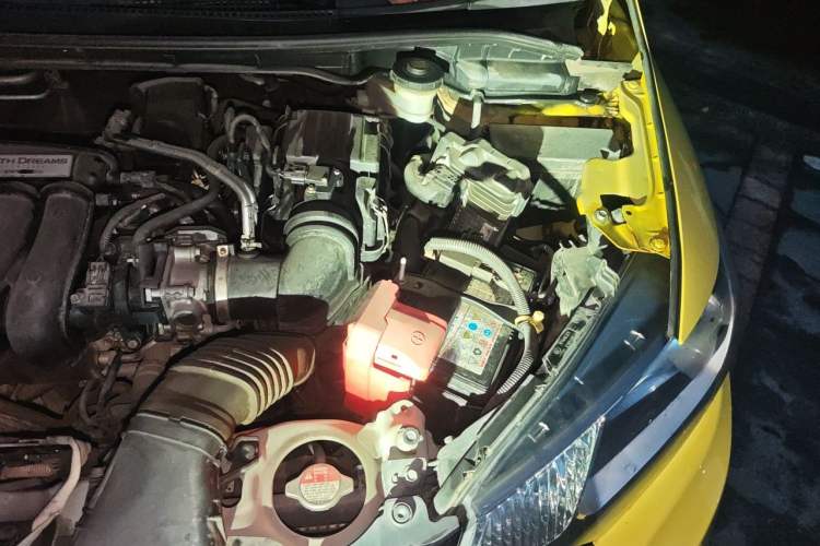 Used Honda Fit 2014 1.5L LX CVT Comfort Model Engine Bay Left