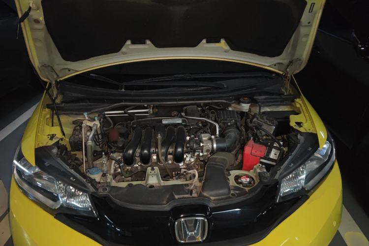 Used Honda Fit 2014 1.5L LX CVT Comfort Model Engine Bay