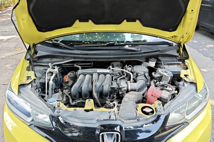 Used Honda Fit 2014 1.5L LX CVT Comfort Model Engine Bay