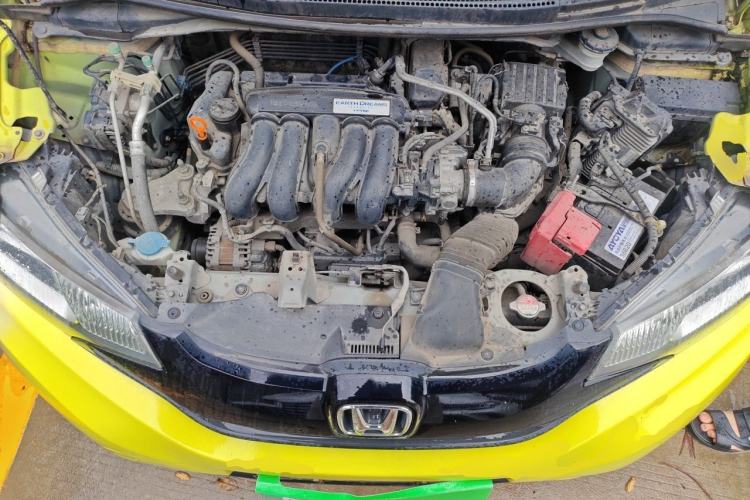 Used Honda Fit 2014 1.5L LX CVT Comfort Model Engine Bay