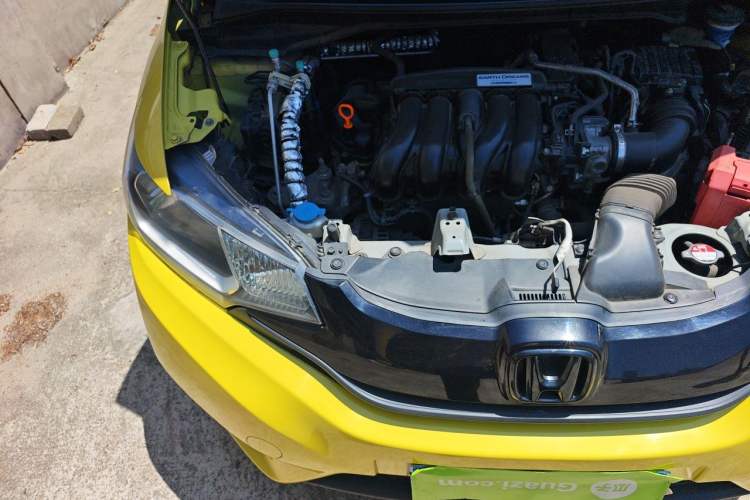 Used Honda Fit 2014 1.5L LX CVT Comfort Model Engine Bay Right