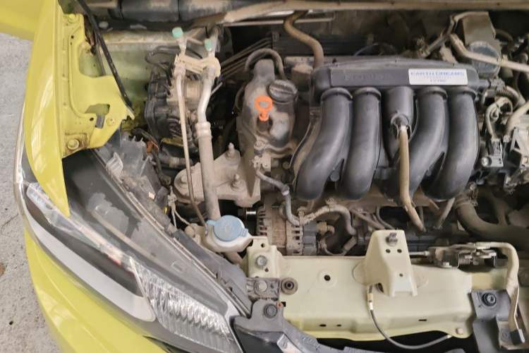 Used Honda Fit 2014 1.5L LX CVT Comfort Model Engine Bay Right