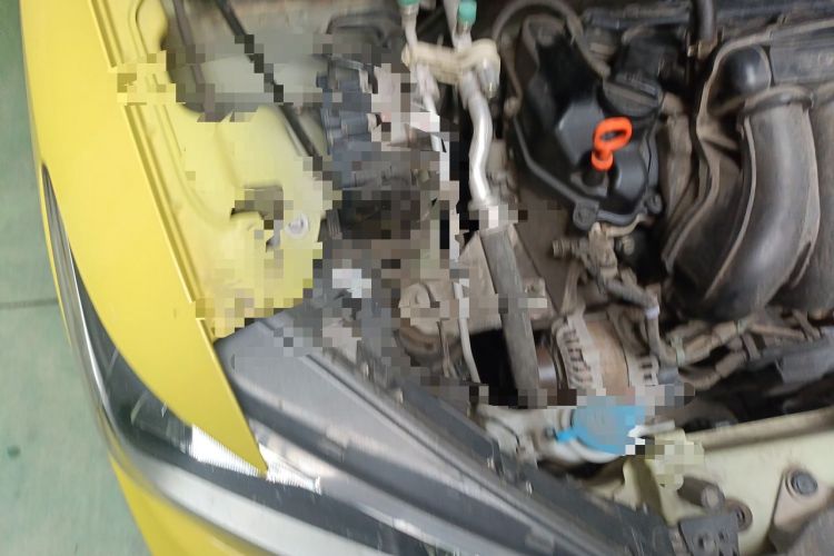 Used Honda Fit 2014 1.5L LX CVT Comfort Model Engine Bay Right
