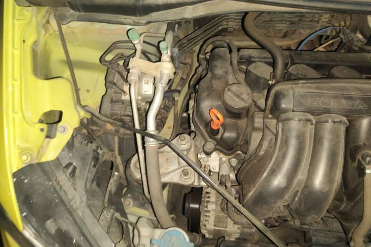 Used Honda Fit 2014 1.5L LX CVT Comfort Model Engine Bay Right