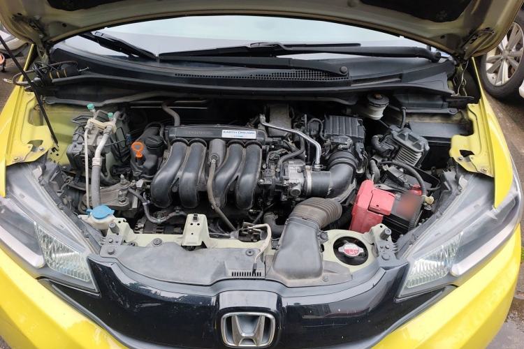 Used Honda Fit 2014 1.5L LX CVT Comfort Model Engine Bay