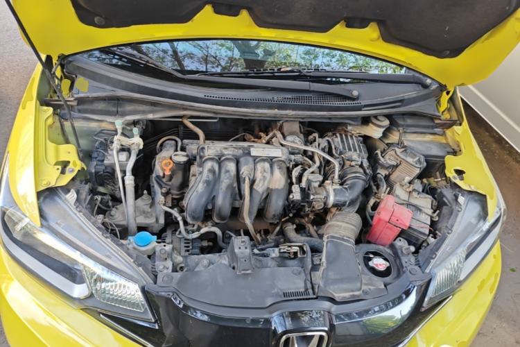 Used Honda Fit 2014 1.5L LX CVT Comfort Model Engine Bay