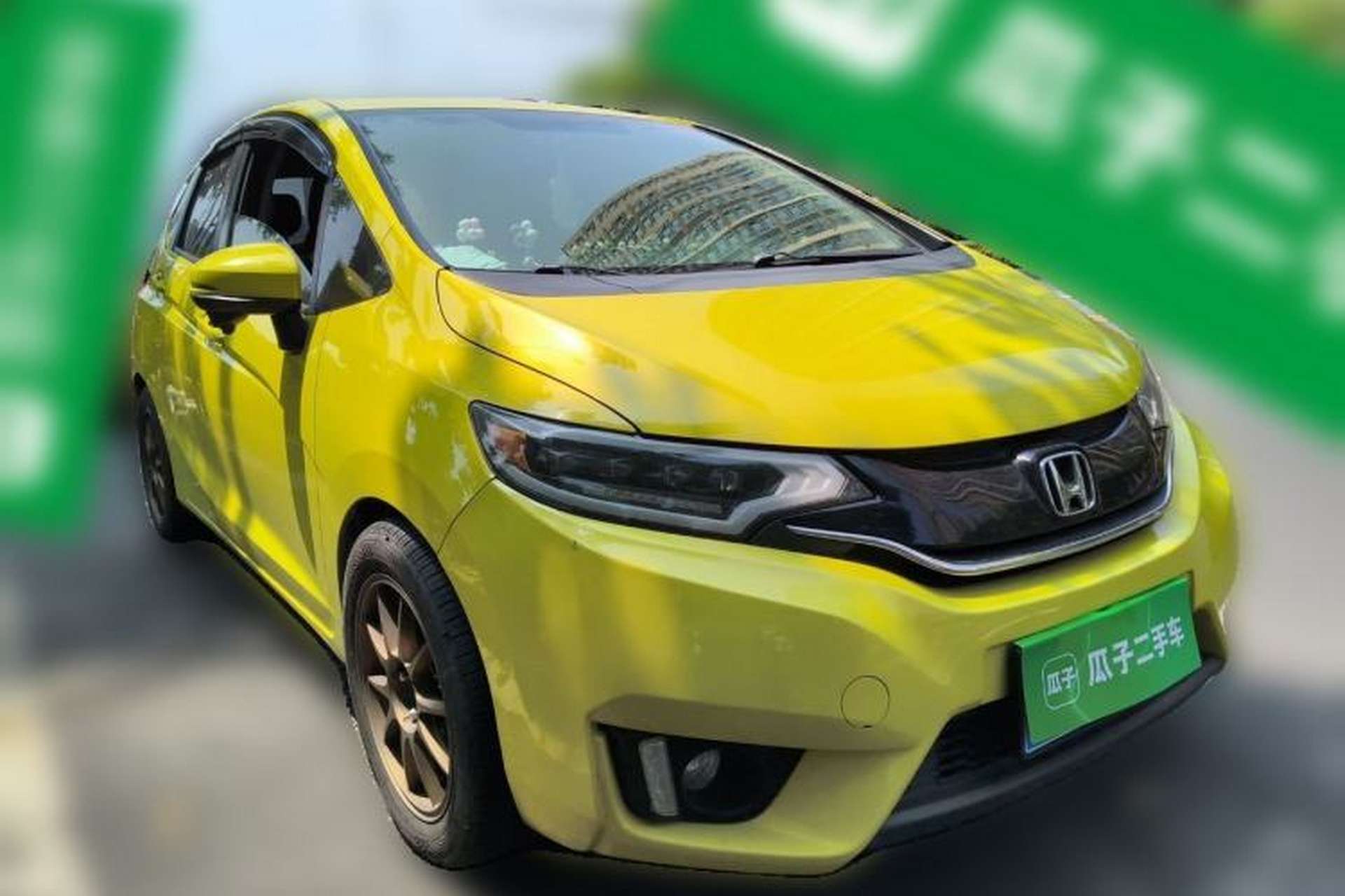 Used Honda Fit 2014 1.5L EXLI CVT Leading Model Front Right 45 Deg