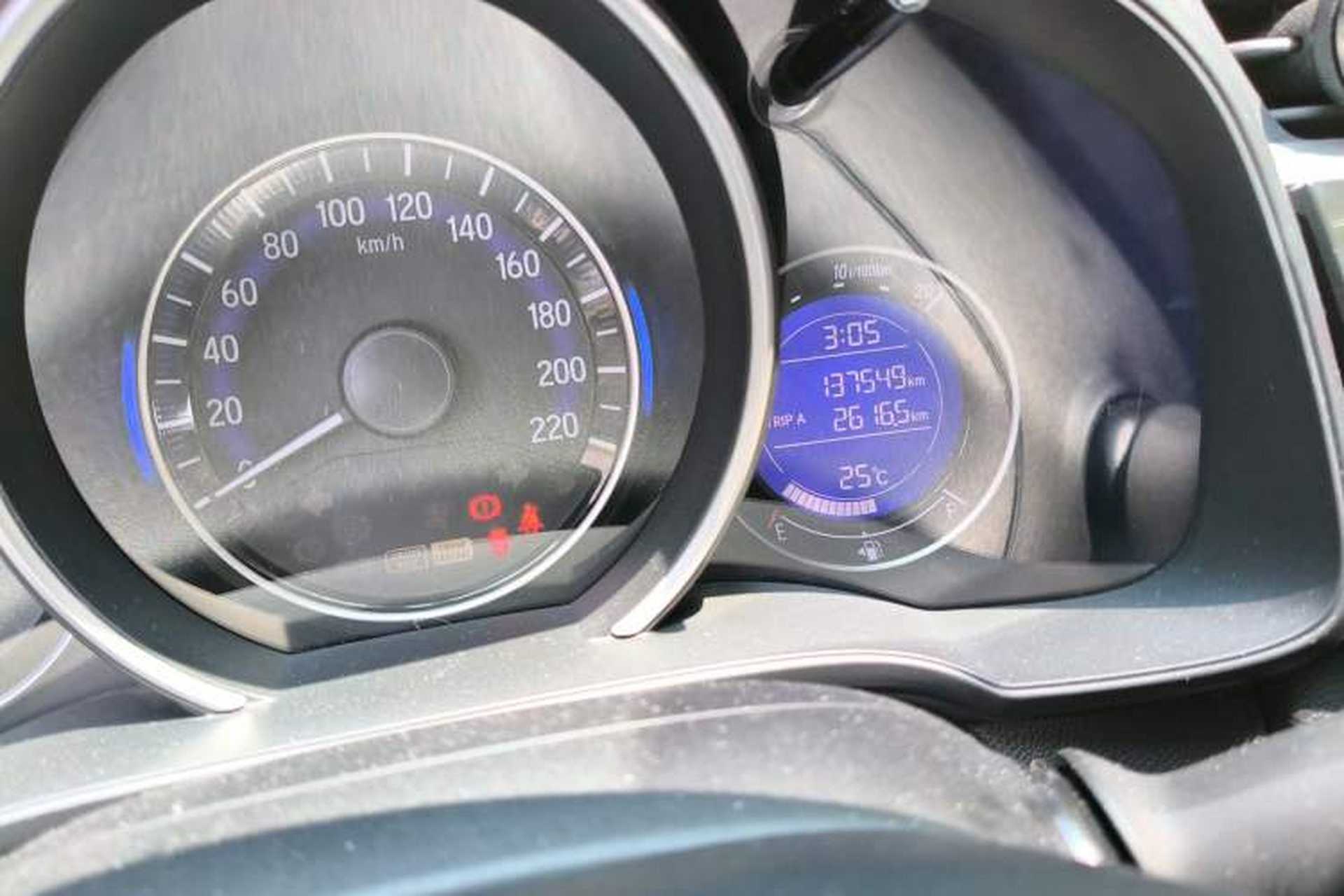 Used Honda Fit 2014 1.5L EXLI CVT Leading Model Odometer Close Up