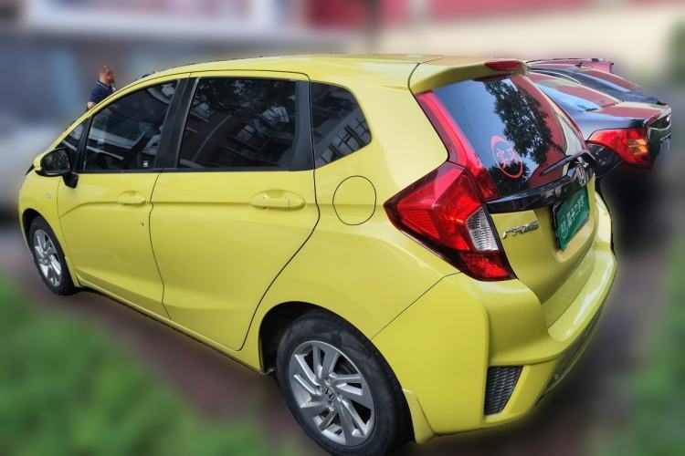 Used Honda Fit 2014 1.5L LX CVT Comfort Model Rear Left 45 Deg