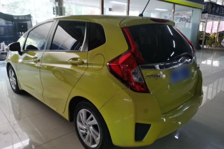 Used Honda Fit 2014 1.5L EXLI CVT Leading Model Rear Left 45 Deg