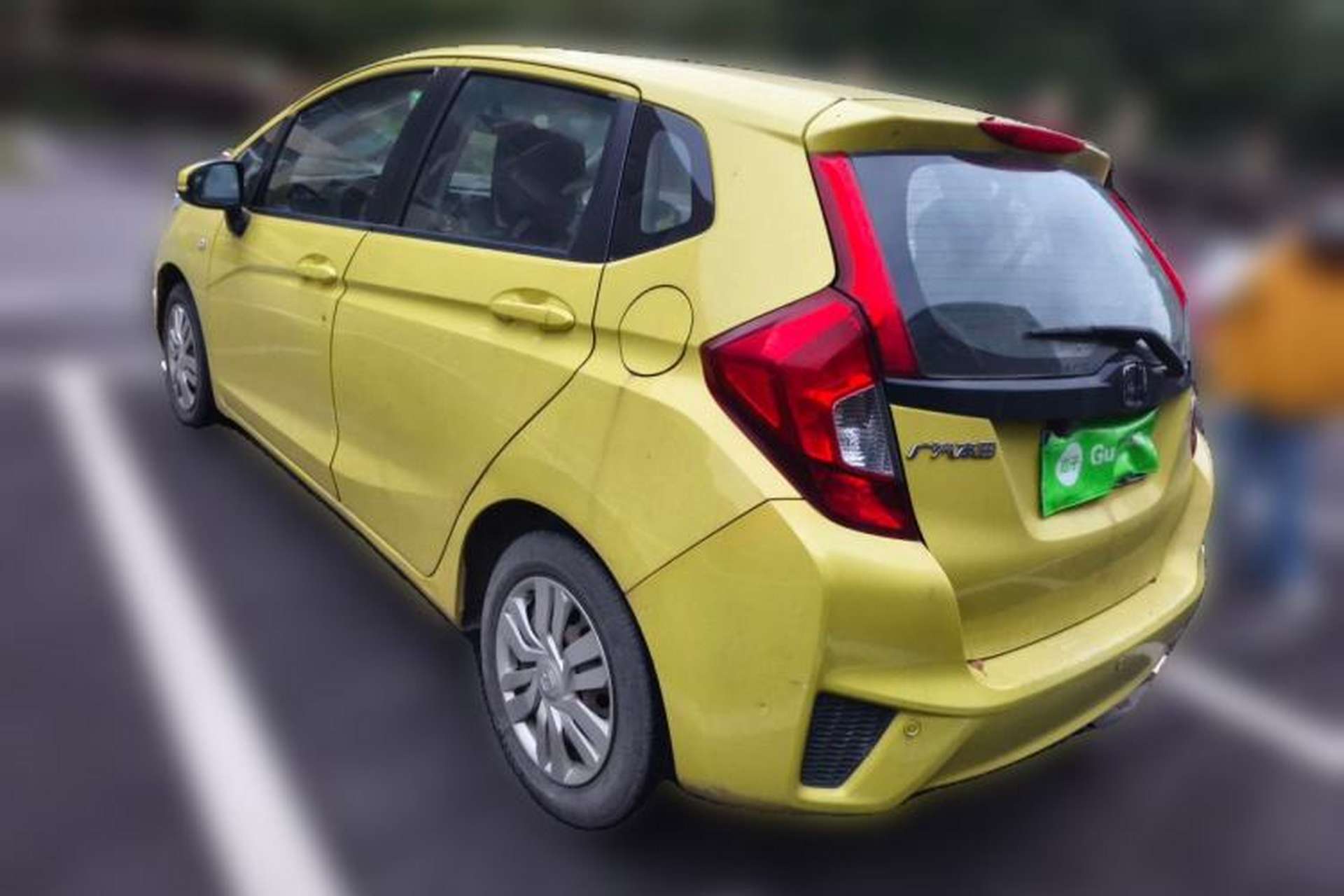Used Honda Fit 2014 1.5L LX CVT Comfort Model Rear Left 45 Deg