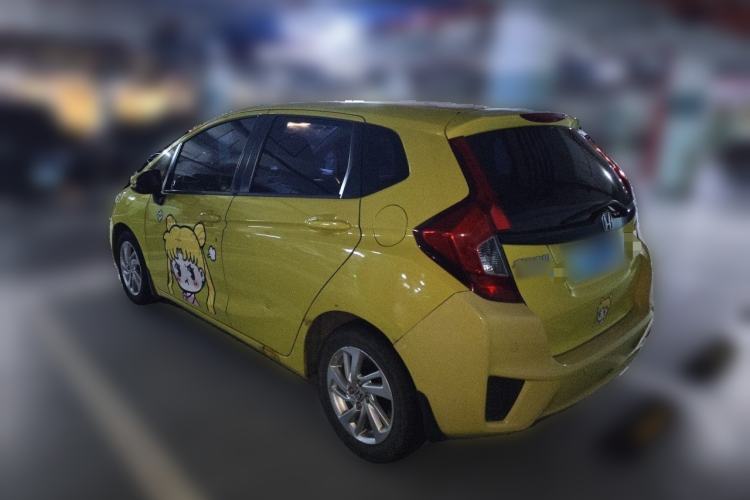 Used Honda Fit 2014 1.5L SE CVT Fashion Model Rear Left 45 Deg