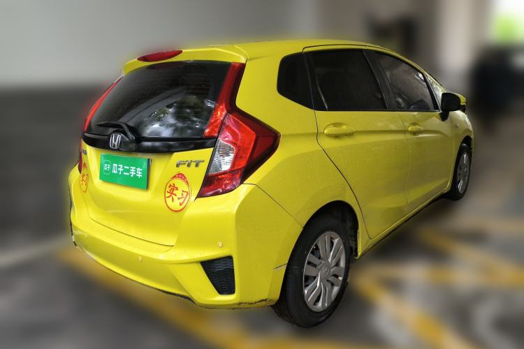 Used Honda Fit 2014 1.5L LX CVT Comfort Model Rear Right 45 Deg