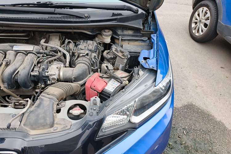 Used Honda Fit 2016 1.5L LX CVT Comfort Model Engine Bay Left